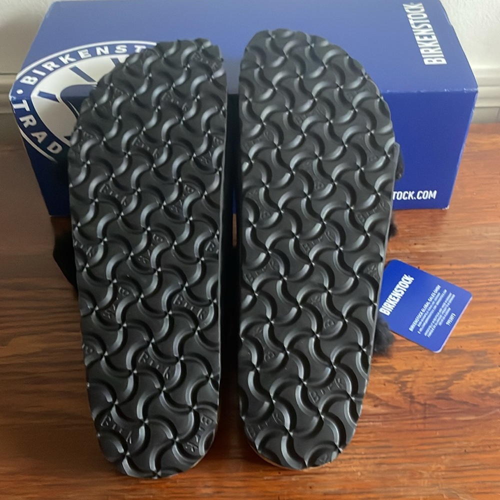 Birkenstock Florida Fresh Shearling Black asst asa - Picture 4 of 5